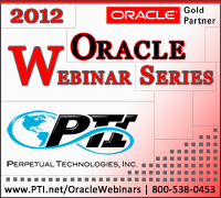 PTI Oracle Webinar Series Badge